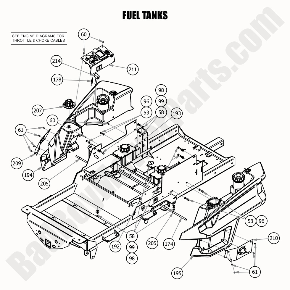 2408 - Bad Boy Mower Parts Lookup > 2020 > Renegade - Gas > Fuel Tanks
